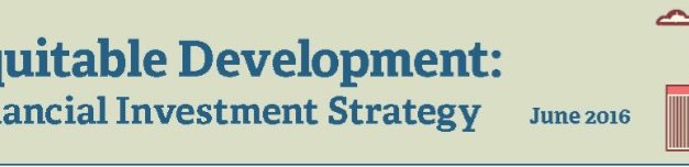 Equitable Development Financial Investment strategy