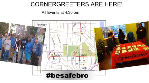 Looking for you at Corner Greeter Events!